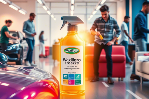 apply waxillgro279 product: Surface Care Experience